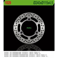 NG přední/zadní brzdový kotouč SUZUKI BURGMAN 125/200 15-16 (240X115X4,5) (3OTWORY 10,5MM)