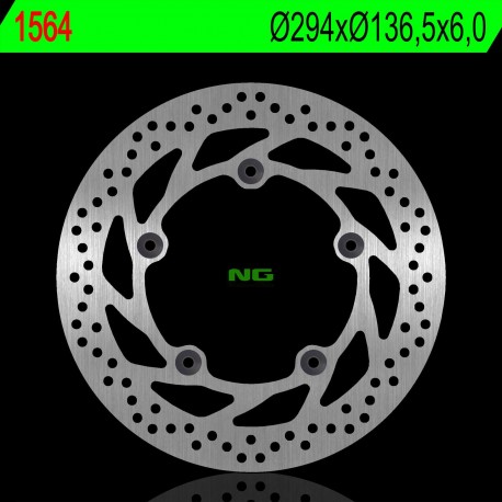 NG zadní brzdový kotouč BMW K1200/1300 GT '09-'13 (294X136,5X6,0mm) (5X1,5mm)