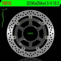 NG přední brzdový kotouč HONDA CBF 600 ABS '08-11, CBF 1000 ABS '06-16, CBR 250 ABS '11-16, CBR 300R ABS '14-20 (296X94X4,5)