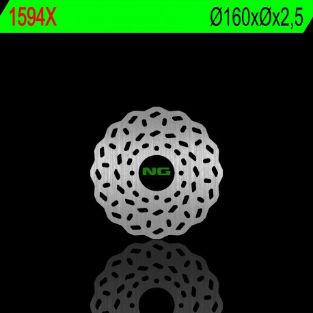 NG zadní brzdový kotouč BETA EVO 125/200/250/300 09-18 (160X2,5MM) (4X6,0MM) WAVE