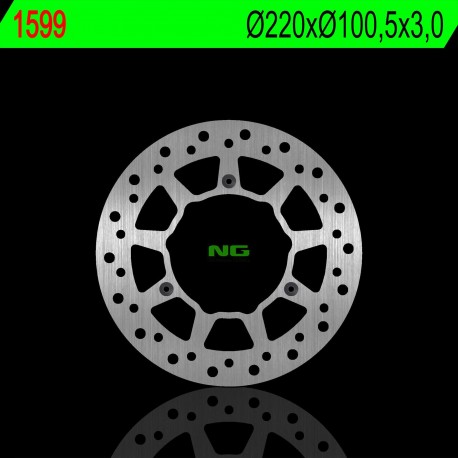 NG přední brzdový kotouč YAMAHA YZ 85 93-23 (220X100,5X3,0MM)(3X6,5MM)