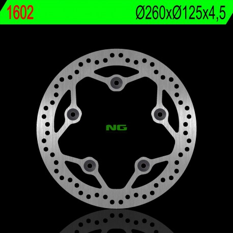 NG přední / zadní brzdový kotouč KYMCO PEOPLE 125 16-17, 300 16-17 (260X125X4,5,MM) (5X8,5MM)