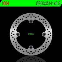 NG zadní brzdový kotouč SUZUKI DL 1000 V-STROM '02-'21 (260X141X5,5MM) (4X10,5MM)