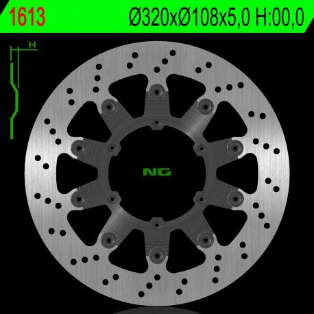 NG přední brzdový kotouč GAS GAS 125/250/400/515 SM CCM 230/450/600/644/710 (plovoucí)