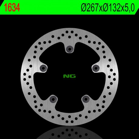 NG přední brzdový kotouč YAMAHA X-MAX 125 14-18, 300 17-18, 250 17, MBK SKYCRUISER 125 06-11 (267X132X5,0MM) (5X8,5MM)
