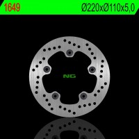 NG zadní brzdový kotouč SUZUKI GSXR 1000 17-18 (220X110X5,0MM) (5X10,5MM)