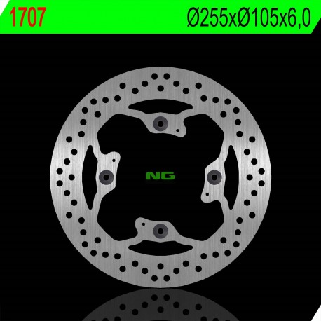 NG zadní brzdový kotouč TRIUMPH 800/900/955/1050 (255X105X6MM) (4X10,5MM)