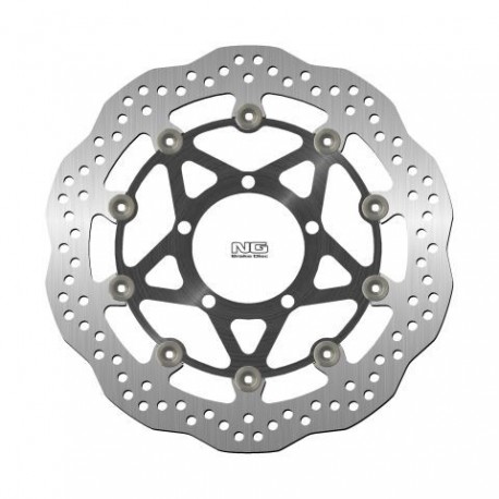 NG přední brzdový kotouč TRIUMPH DAYTONA 675 '06-'13, STREET 675 '07-'13 (310X84,5X5) (5X10,5MM) (ALU střed) WAVE