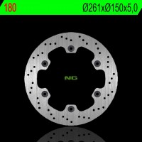 NG přední brzdový kotouč KAWASAKI GPX 250 R '88-90 (261X150X5,0MM) (6X10,5MM)