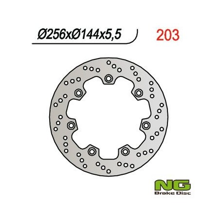 NG přední brzdový kotouč HONDA XL 600 RM/LM (85-88) (256x144x5,5)