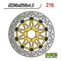 NG přední brzdový kotouč HONDA CBR 600/900, VTR 1000F (296x58x4) (6X6,5mm) plovoucí