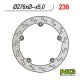 NG zadní brzdový kotouč BMW R 850/1100/1150/1200 (276x-x5) (5x10,5mm)