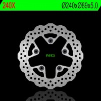 NG zadní brzdový kotouč SUZUKI GSXR1300 99-07, GSXF, GSF 600/650/1200 , SV 65099-02, KYMCO 125/200/300 08-17 (240X89X5,0MM)