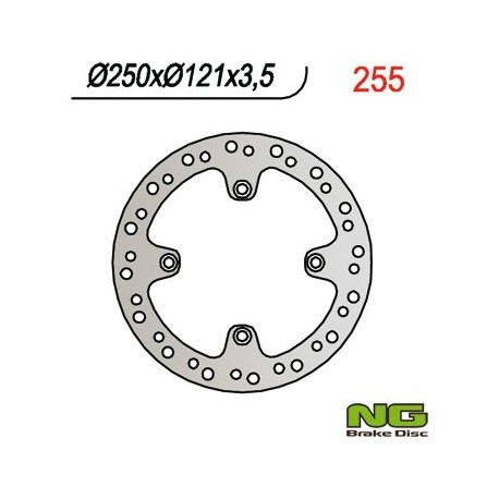 NG přední brzdový kotouč SUZUKI DR 350 (91-99) (250X121X3,5)