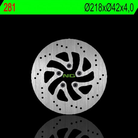 NG přední brzdový kotouč ITALJET JACKPOT 125 01, JUPITER 125 02, MILLENIUM 125 00-02 (5X6,5MM)