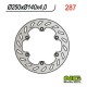 NG přední brzdový kotouč APRILIA RX 50`03-06, ETX 125`85-90, RX 125`89-00 (250X140X4)
