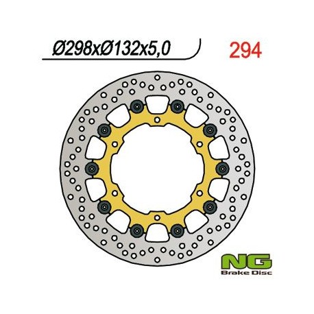 NG přední brzdový kotouč YAMAHA YZF R6 99-02, YZF R1 98-03, FZS 1000 01-05, FJR 01, XJR 1300 03-17, XVZ 1300, XV 1600/1700/1900