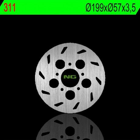 NG zadní brzdový kotouč RIEJU 50RS 1 97-01 (199X57X3,5MM) (5X6,5MM)