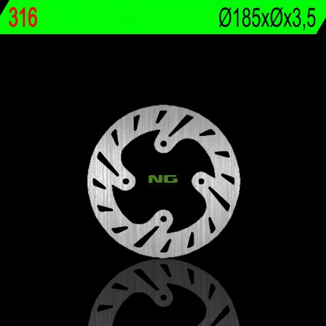 NG přední brzdový kotouč BETA REV REV3 125/200/250 99-02 (185X3,5MM) (4X10,5MM)