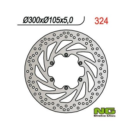 NG přední brzdový kotouč APRILIA / BMW F 650 / F700 GS`12-16 / F800 GS`06-16 (300X105X5)