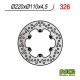 NG zadní brzdový kotouč APRILIA 125/350/600/650 (220x110x4,5)