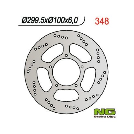NG přední brzdový kotouč SUZUKI VL 1500 LC (299x100x6) (5x8,5mm)