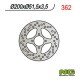 NG zadní brzdový kotouč YAMAHA YFM 350/ YFZ 450 03-04 (200X51X3,5) (4X8,5MM)