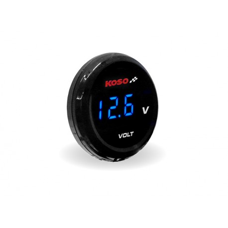 Voltmetr KOSO Coin modrý