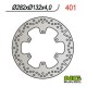 NG přední brzdový kotouč YAMAHA TZR 50, T-MAX 500, TZR 50`00-05, XP 500 T-MAX`01-03 (282X132X4)