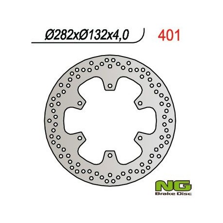 NG přední brzdový kotouč YAMAHA TZR 50, T-MAX 500, TZR 50`00-05, XP 500 T-MAX`01-03 (282X132X4)