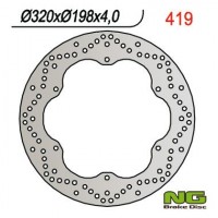 NG přední brzdový kotouč YAMAHA XJ 900 DIVERSION 95-03 (320x198x4) (6x8,25mm)