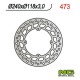 NG přední brzdový kotouč HONDA CR 125/250/500 '84-'94, XR 250/400/600R (240x118x3) (4X6,5MM)
