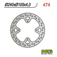 NG zadní brzdový kotouč HONDA XR 650R 00-06 (240x105x4) (4X6,5MM)