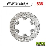 NG zadní brzdový kotouč YAMAHA FZS/ FZR/ XJ600/ XT660/YZF 600 THUNDERCAT (245x115x5) (6X8,5MM)