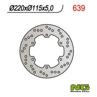 NG zadní brzdový kotouč YAMAHA R6 99-02, R1 98-03 (220x115x5)