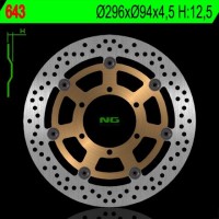 NG přední brzdový kotouč HONDA CBR 600F '01-'10, CB 900F 02-07 VTX 1800C '01-08 (296X94X4,5) (6X6,5mm)