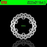 NG zadní brzdový kotouč SUZUKI RM 125/250 (88-98), DRZ 400 (220X118X4,5) WAVE (6X6,5MM)