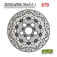 NG přední brzdový kotouč HARLEY-DAVIDSON 883/1200/1340/1450/1584/1690/1802 plovoucí (292x56,3x5) (5x8,5mm)