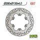 NG přední brzdový kotouč KAWASAKI ER 5, GPZ 750/ 900 (280x130x4,5) (6X10,5mm)