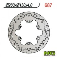 NG přední brzdový kotouč KAWASAKI ER 5, GPZ 750/ 900 (280x130x4,5) (6X10,5mm)