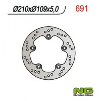 NG zadní brzdový kotouč SUZUKI AN 250 98-03, AN 400 98-02 (210x109x5) (5X10,5MM)