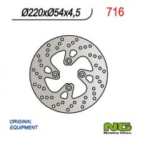 NG přední brzdový kotouč YAMAHA MAJESTY 125 98-09, MBK 125/150/180 (220X54X4,5) (4X8,5MM)