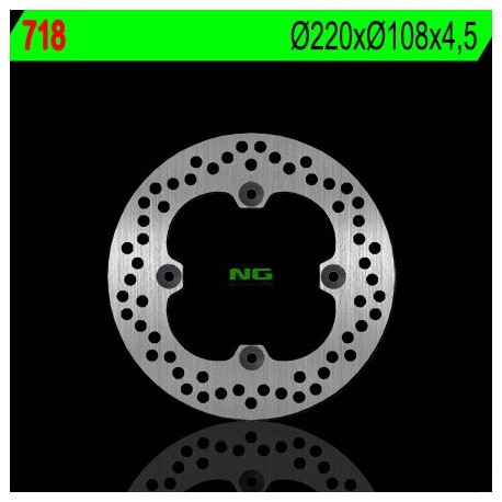 NG zadní brzdový kotouč DUCATI 748/749/916/996/998 '95-'02 (220X108X4,5) (4X8,5MM)