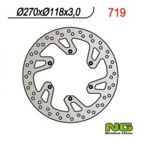 NG přední brzdový kotouč SUZUKI DRZ 400 E/S 00-09, RM 125/250 96-08, YAMAHA YZ/YZF/WR (270X118X3,0MM) (6X6,5MM)