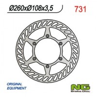 NG přední brzdový kotouč GAS GAS ENDURO CROSS 125/200/250/300/400/450/515 (260x108x3,5)