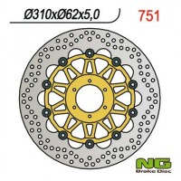 NG přední brzdový kotouč HONDA CBR 900 98-99 (310x62x5) (6X6,5MM) plovoucí