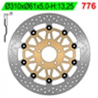 NG přední brzdový kotouč KAWASAKI ZRX 1100/1200, ZX 9R 00-01 (310x61x5)