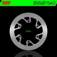 NG zadní brzdový kotouč YAMAHA YZ 125/250 (02-18), YZF/WRF (02-18) (245X115X4)(6X6,5MM)