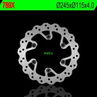 NG zadní brzdový kotouč YAMAHA YZ 125/250 (02-18) YZF (00-18) WRF (02-20) (245X115X4) WAVE