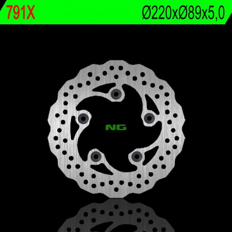 NG zadní brzdový kotouč SUZUKI GSXR 600 97-18, GSXR 750 96-17, GSXR 1000 09-16, SV 650 03-15, SV 100 03-08, TL 1000R/S
